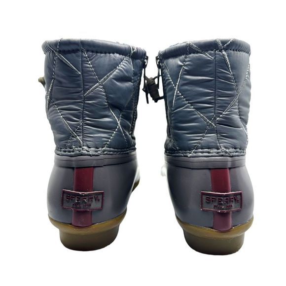 Sperry Top-Sider Saltwater Nylon Quilted Duck Boots - Size 8.5 - Picture 5 of 8